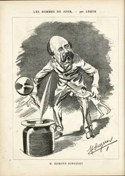 Ilustração de Manuel Luque (1854-1919) em La Caricature (1880)