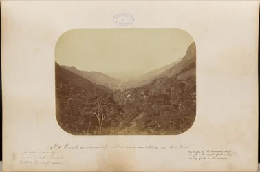 A valle do Andarahy visto de cima das alternas da Boa Vista