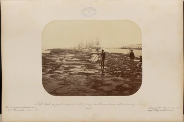 Vista da parte superior do recife de Pernambuco olhando - se para o sul