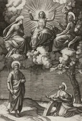 Cristo, a Virgem e São João Batista com os Santos Paulo e Catarina