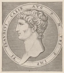 Speculum Romanae Magnificentiae: Cláudio, de The Twelve Caesars, ca. 1500-1534., ca. 1500-1534.