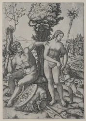 Vênus, Marte e Cupido, 1508.