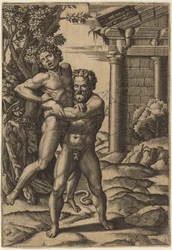 Hércules e Anteu