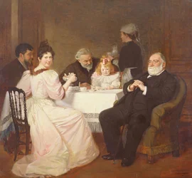 Reunião de família na casa de Madame Adolphe Brisson, 1893