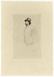 Edgar Degas, em pé