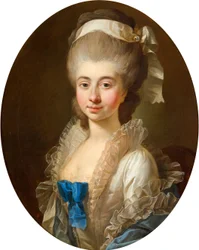 Polaco: Retrato de Urszula Maria Mniszech, nascida Zamoyska.