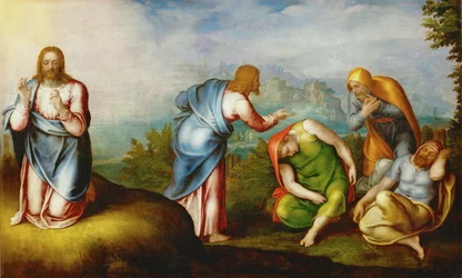 Cristo no Monte das Oliveiras, c.1560-70 (pintura sobre madeira de choupo)