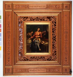 A Sagrada Família (óleo no painel)