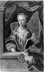 Laura Maria Caterina Bassi, gravada por Johann Jakob Haid