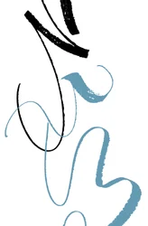 Dança, 2014 (tinta sobre papel)