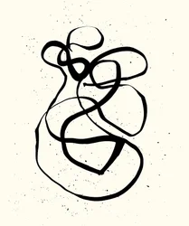 Vibração_03, 2023 (tinta sobre papel)