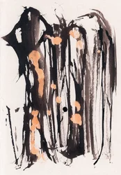 Wabi Sabi, 2018 (tinta e lixívia sobre papel)