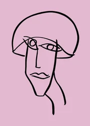 Mulher, 2019 (tinta sobre papel)