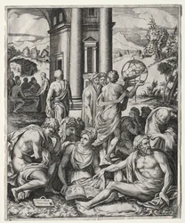 Uma Assembléia de Estudiosos, c. 15151527.