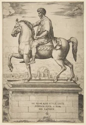 Estátua Equestre de Marco Aurélio, 1515-27.