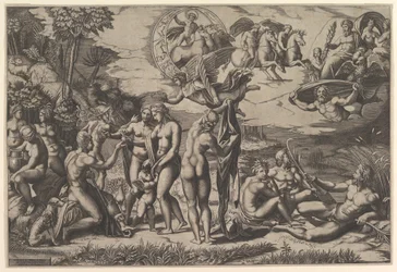 O Julgamento de Paris, 1515-27.