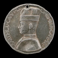 Bartolommeo Colleone de Bergamo, 1400-1475, Condottiere [obverso], 1454 ou depois.