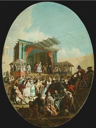 Uma comédia italiana em Verona, 1772.
