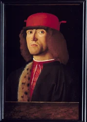 Retrato do Homem Pintura de Marco Marziale (1440-1507)
