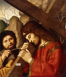 Cristo carregando a cruz,