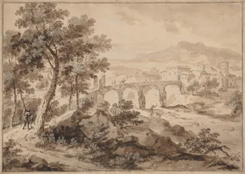 Paisagem com ponte