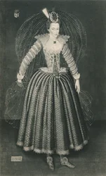 Lucy Harrington, condessa de Bedford, século c16th 1904