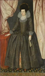Retrato de uma mulher, por volta de 1610 (óleo sobre tela)