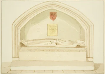 Monumento de Robert, Conde de Gloucester, no corredor sul de St James