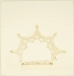 Túmulo de Maurice, 7º Conde de Berkeley, na Catedral de Bristol (lápis e aguarela sobre papel)