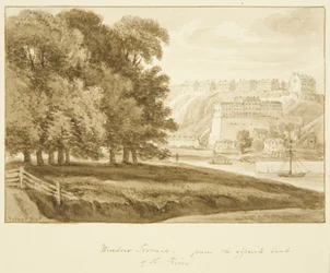 Windsor Terrace, Clifton, a partir do Sul da Avon