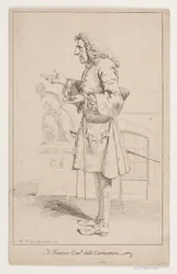 "O famoso Cavre delle Caricature". Retrato de Pier Leone Ghezzi (1674-1755)