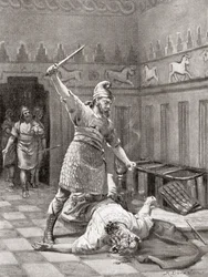 O assassinato de Tukulti-Ninurta I na sua cidade sitiada de Kar-Tukulti-Ninurta, de Hutchinson