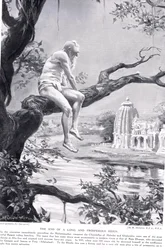 O fim de um longo e próspero reinado, ilustração de "Hutchinsons History of the Nations", c.1910 (litografia)