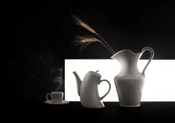 Cena minimalista de um pequeno-almoço