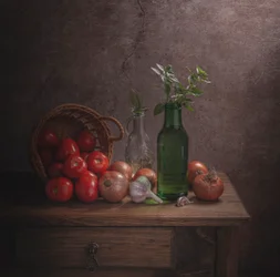 Ingredientes para uma cozinha rústica
