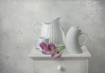 Natureza morta em estilo Shabby Chic