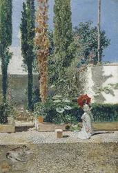 Jardim da casa Fortunys, 1872