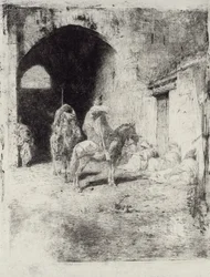 Guarda da Casbah em Tetuão