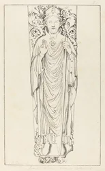 Bispo Wulstan, na Catedral de Worcester