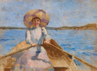 Mulher a remar, esboço