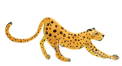 Yoga Leopardo, 2020 (aguarela sobre papel)