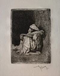 Árabe sentado