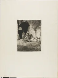 Guarda da Casbah em Tetuan
