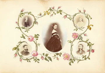 O álbum Madame B, década de 1870.