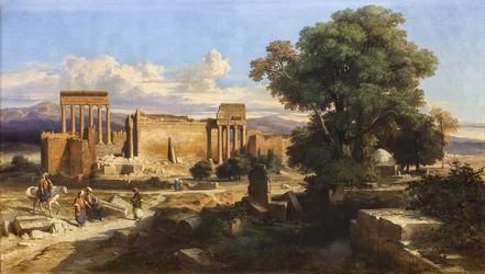Ruínas de Balbeck,1846 (óleo sobre tela)