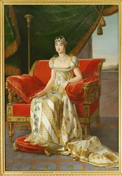 Paulina Bonaparte, irmã de Napoleão I (pintura sobre tela)
