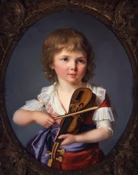 Mestre Henri Gabiou tocando violino