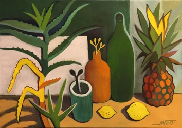 Natureza morta tropical moderna