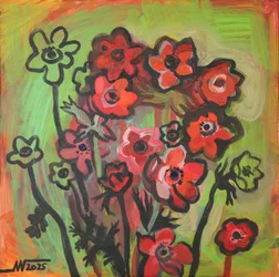 Flores vibrantes e caprichosas