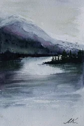Lago da Montanha Ennevoada